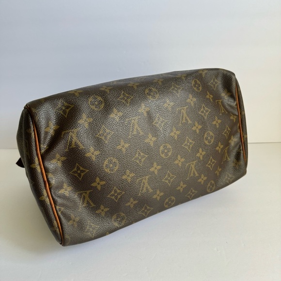 SOLDLouis Vuitton Speedy 30 Bag Vintage LV Monogram Canvas Top Handle Soft Purse - Picture 8 of 14
